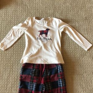 LL Bean Pajama Set - size Medium